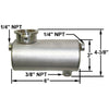 SURGE TANK, HORZONTAL MOUNT