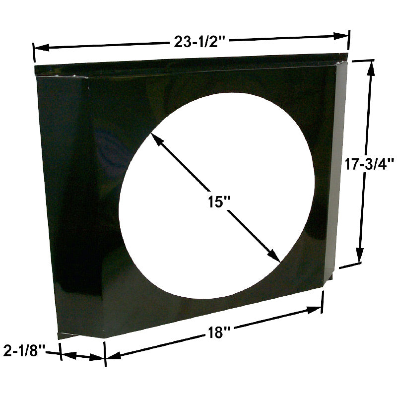 FAN SHROUD,VRTCL MT,28" RAD