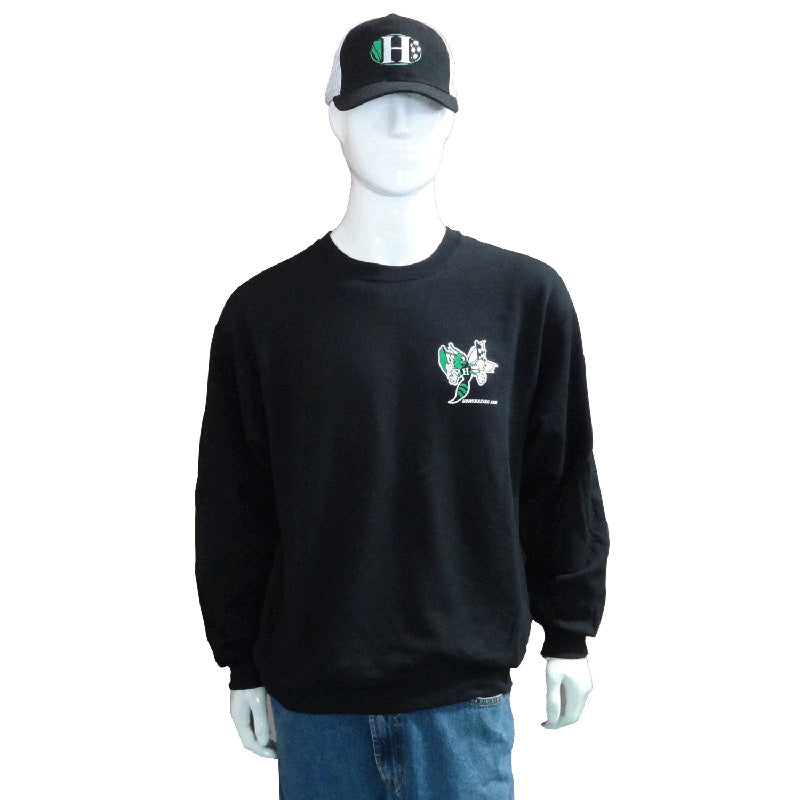 CREWNECK SWEATSHIRT - BLACK